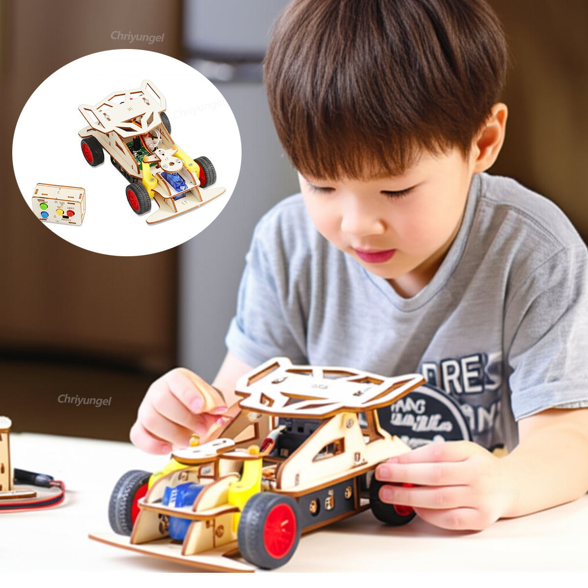 ZenMotion — DIY Wooden RC Racer