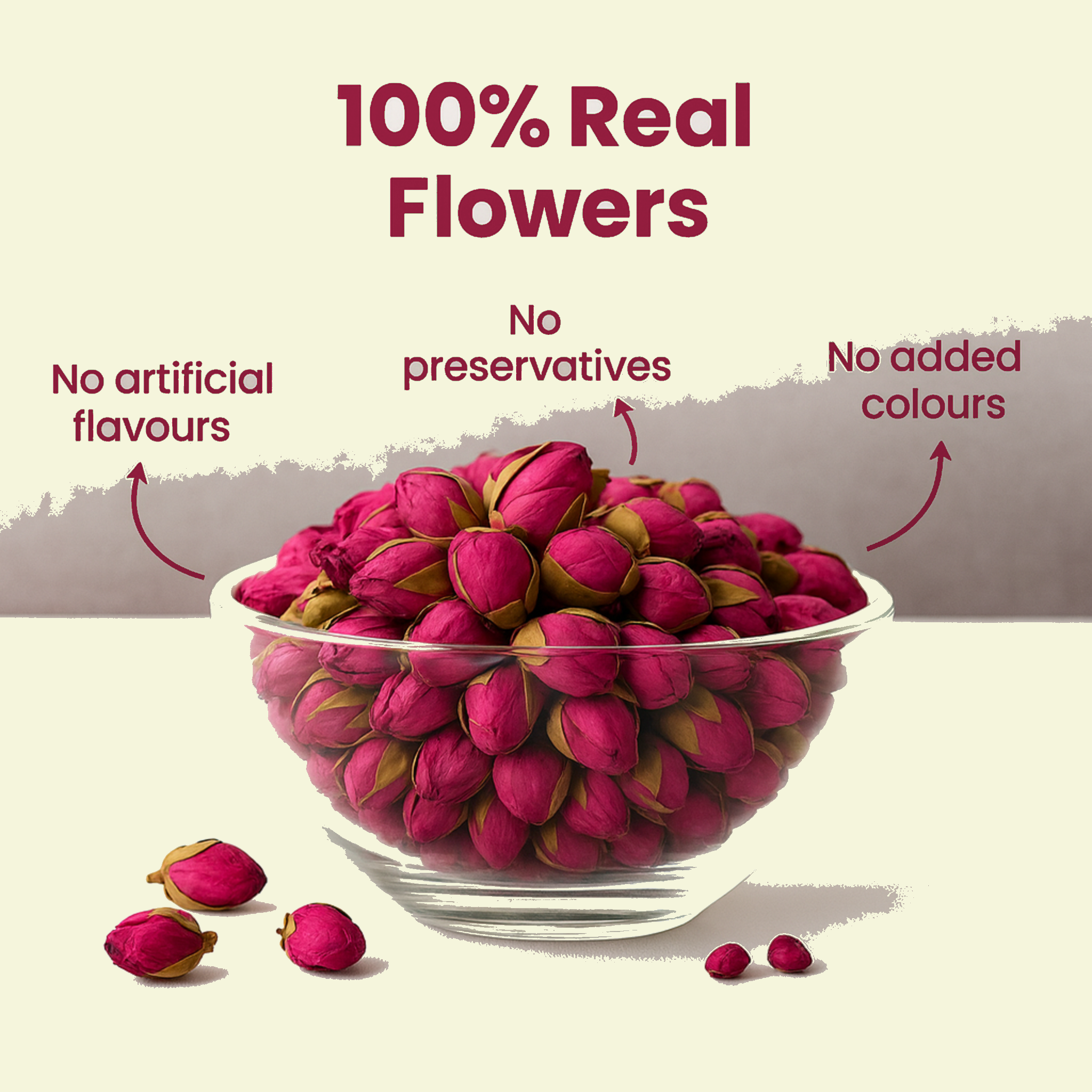 Rose Bud Tea 50g Bag